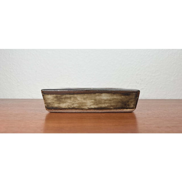 Royal Copenhagen Mid-Century Modern Danish Brutalist Ceramic Bowl by Jorgen Mogensen for Royal Copenhagen, 1960s For Sale - Image 4 of 14