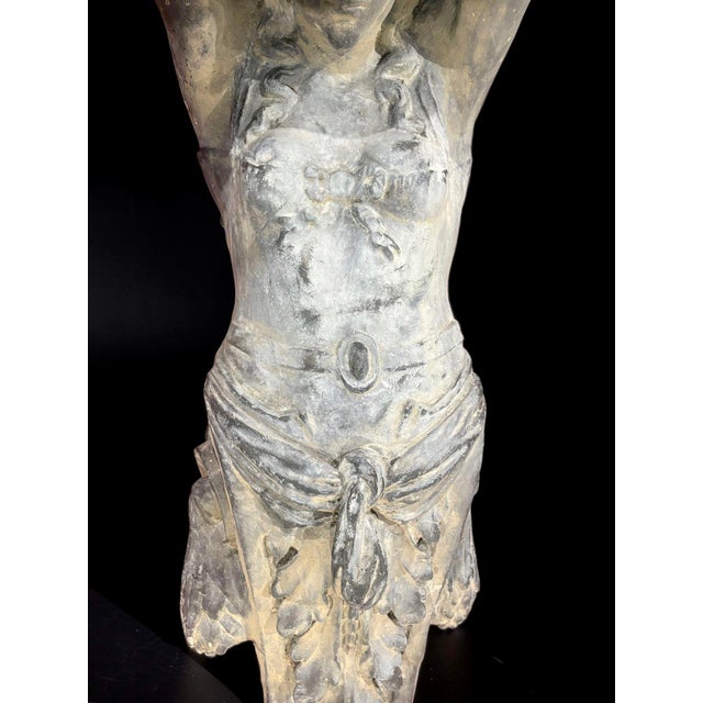 Large Vintage French Architectural Caryatid Corbels, 1970s, Set of 2 For Sale - Image 6 of 10