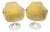 Eero Saarinen, for Knoll, “Tulip” Armchair in Yellow Upholstery, Circa 1960 - 1969- Set of 2 For Sale