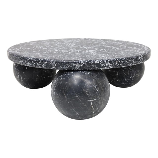 The Morro Coffee Table by Kelly Wearstler in Nero Marquina For Sale