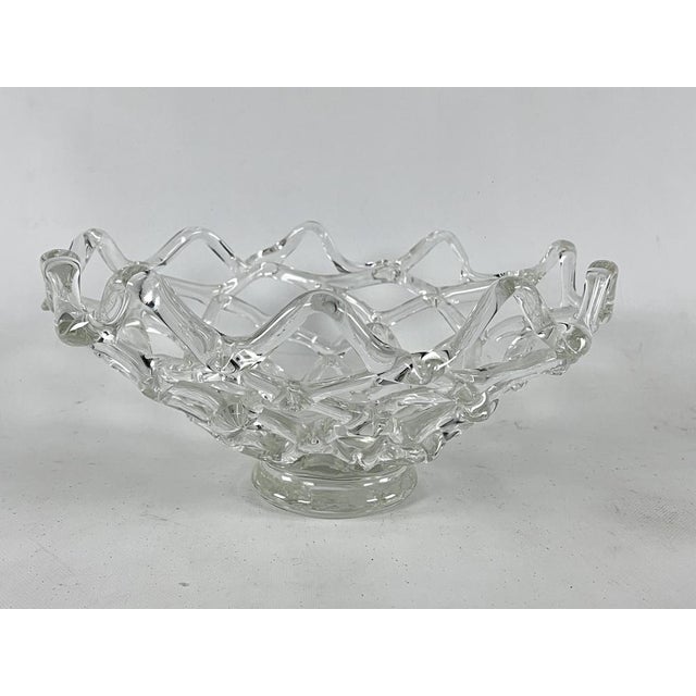 Large Art Deco Murano Glass Centerpiece from Barovier and Toso, Italy, 1940s For Sale - Image 14 of 15