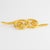 Contemporary Edouard Rambaud Gilded Metal Large Brooch For Sale - Image 3 of 10