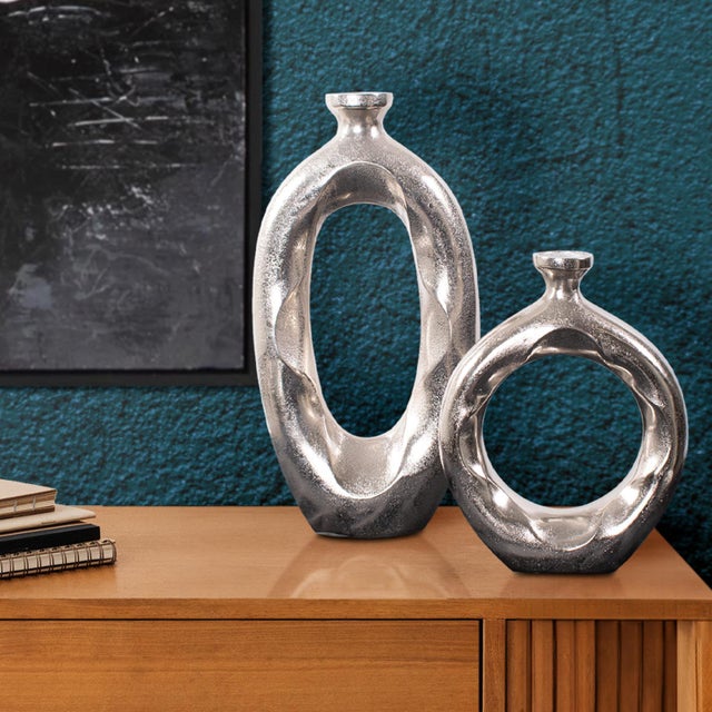 Silver Paradox Vase- Large For Sale - Image 8 of 9