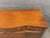 Mid 20th Century Vintage Mahogany Bow Front Server Sideboard Buffet Cabinet Brass Hardware Traditional Dining Room Storage For Sale - Image 5 of 10