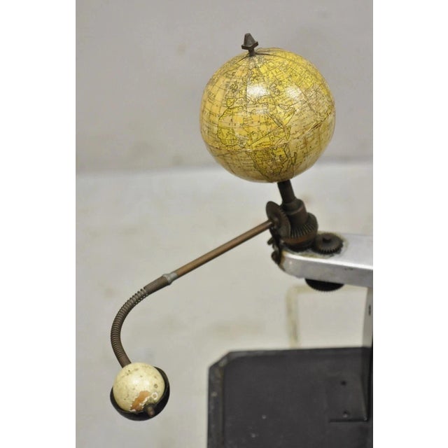 Late 20th Century Antique the Vetter Co Ideal Planetarium Model 1930s in Original Case For Sale - Image 5 of 12