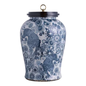 Scalamandre Maison by Port 68 Siberian Tiger Large Jar