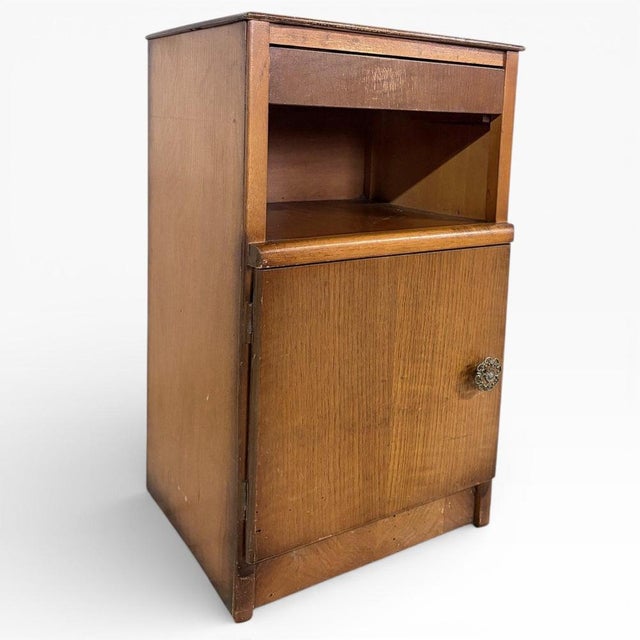 Mid-Century Wooden Bedside Cabinets, Set of 2 For Sale - Image 12 of 14