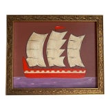 Contemporary Impressionist Style Seascape Painting, Framed For Sale