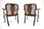 Antique Edwardian Walnut Cane Back Armchairs, 1900, Set of 2 For Sale - Image 6 of 11