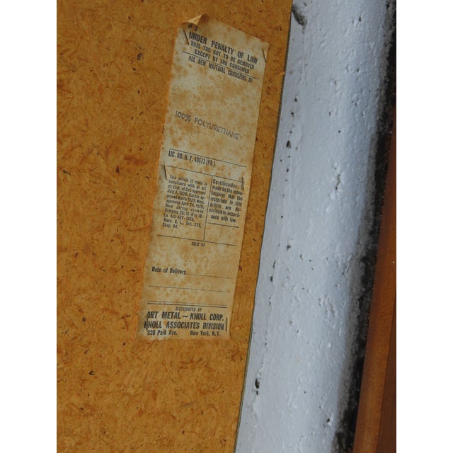 Brown Knoll Mid Century Modern King Size Upholstered Headboard 6598 For Sale - Image 8 of 17