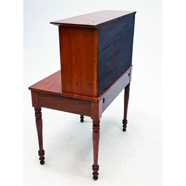 C. 1840-1850 Southern Cherry Plantation Desk For Sale - Image 4 of 18