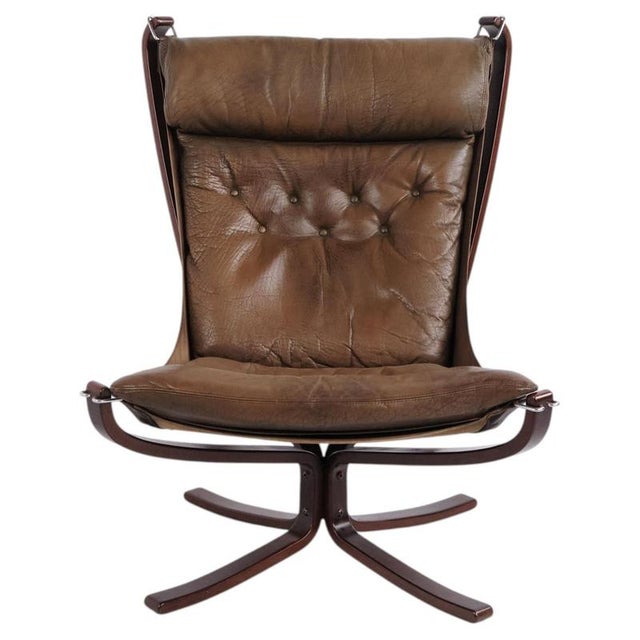 Falcon Lounge Chair by Sigurd Ressell for Vatne Møbler, Norway, 1970s For Sale - Image 16 of 16