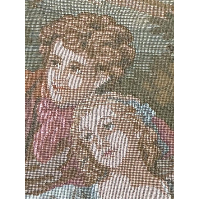 Vintage French Jacquard Tapestry, 1980s For Sale - Image 14 of 18