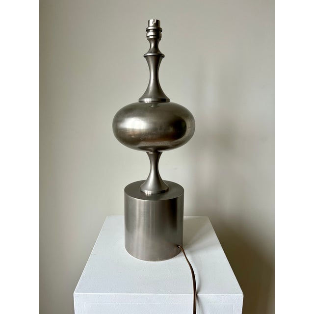 Large Table Lamp attributed to Philippe Barbier, France, 1960 For Sale - Image 11 of 14