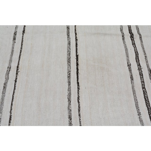 Vintage Turkish Hand Knotted Flatweave Kilim, 5'10x6 For Sale - Image 4 of 4