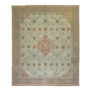 Antique Persian Tabriz Autumn Style Rug