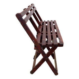 1940s Mexican Arena Outdoor Folding Bench For Sale