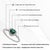 Art Deco Heart Cut Emerald & Diamond Promise Ring Size 5.5 in 18k White Gold For Sale - Image 12 of 16
