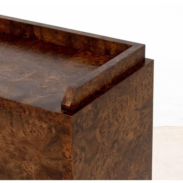 Karol Cylwik X Poritz & Studio Burl Wood Credenza For Sale In New York - Image 6 of 9