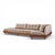 Mid-Century Modern Adrian Pearsall for Craft Associates 2300-S Mid Century Walnut Boomerang Sofa For Sale - Image 3 of 9