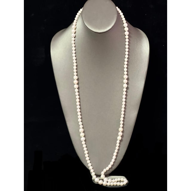Akoya Pearls Necklace 14k Y Gold Ball Clasp Certified For Sale - Image 9 of 11