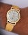 Metal Patek Philippe Geneve Vintage 2506 Manual 18k Gold Mesh Bracelet Watch For Sale - Image 7 of 12