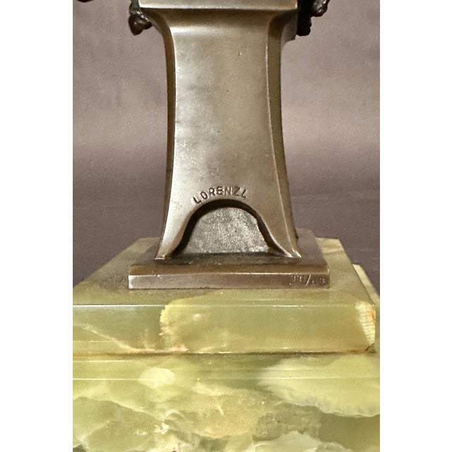 Chocolate 1920s Bronze Sculpture Of Seated Ballerina By Josef Lorenzl For Sale - Image 8 of 8