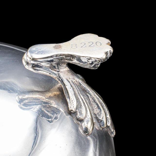Antique Sugar Bowl, English, Silver Plate, Table Dish, Montieth Style, Victorian For Sale - Image 11 of 12