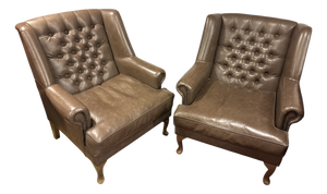 Chesterfield-Style Armchairs from Chair Concept, Set of 2