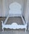 Vintage Twin Size Bed Frame, White Romantic Style Circa 1930's For Sale - Image 9 of 18