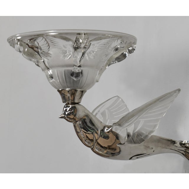 French Art Deco Wall Sconces by Boris Lacroix 1930s France - A Pair For Sale - Image 9 of 14