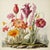 18" X 18" Florilegium - Original Botanical Floral Print, Unframed For Sale - Image 6 of 6