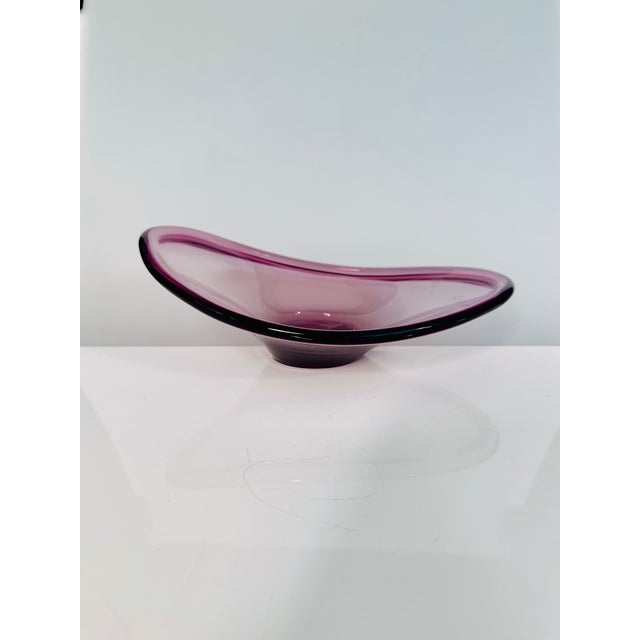 Sculptural Snits Bowl in Rose Gold Mouth-Blown Glass attributed to Lotte Petterson for Ikea, Sweden, 2000s For Sale - Image 9 of 11