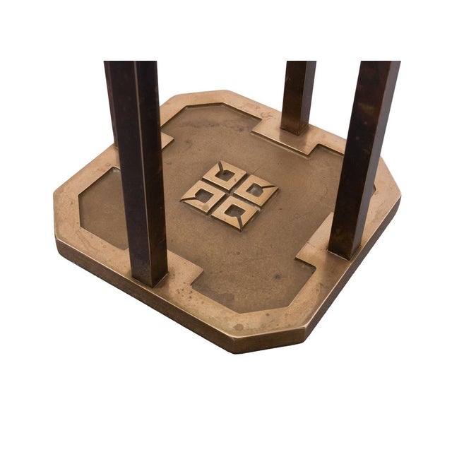 Gold T18 Side Tables by Peter Ghyczy, 1970s, Set of 2 For Sale - Image 8 of 9