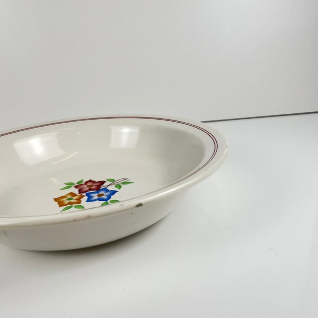 Round Plate with Rim from Moulins Des Loups, 1950s For Sale - Image 6 of 9