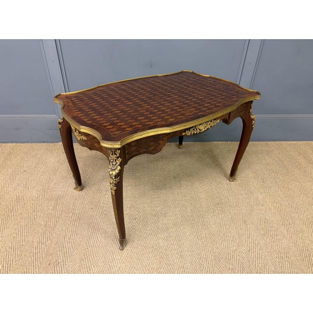 French Parquetry Coffee Table, 1910 For Sale - Image 14 of 14