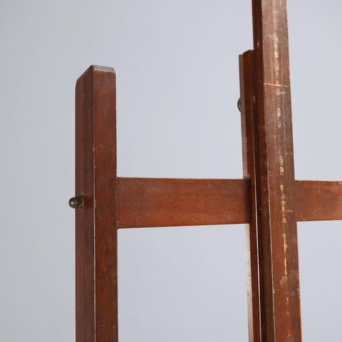 Large Painters Easel Walnut Painted Beech Italy Xx Century For Sale - Image 5 of 15