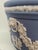 Mid-Century Blue Jasperware Cachepots with Neoclassical Reliefs by Wedgewood, 1950s, Set of 2 For Sale - Image 4 of 6