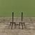Pair of Brass Andirons by Saarinen Swanson Group For Sale In Los Angeles - Image 6 of 11