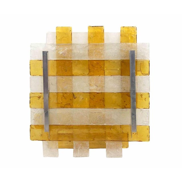 Vintage Murano Glass Wall Lamp by Poliarte, Italy, 1960s For Sale - Image 4 of 5