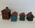 Folk Art Houses - Set of Four For Sale - Image 4 of 4