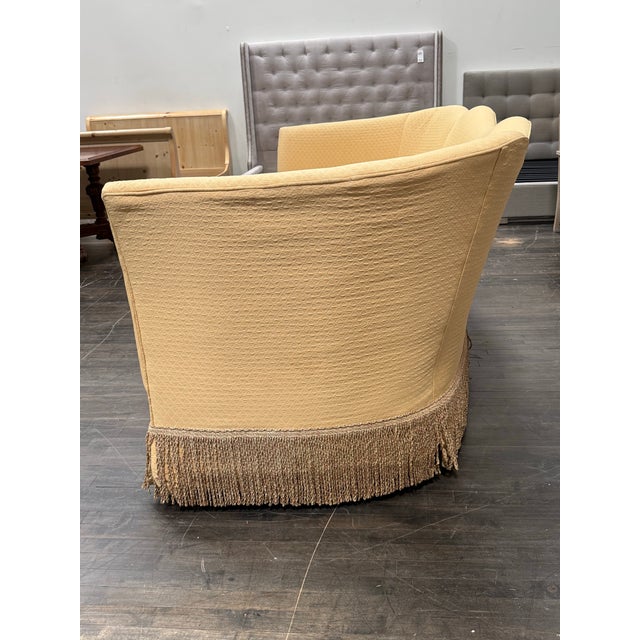 2000 - 2009 Highland House Custom Curved Serpentine Sofa For Sale - Image 5 of 12