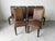 Postmodern 1980’s Italian Woven Leather Dining Chairs by Stone International – Set of 6 For Sale - Image 3 of 12