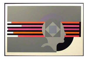 1970s Michael Clane-Graves "Coming to Know the Inner Man" Signed Print