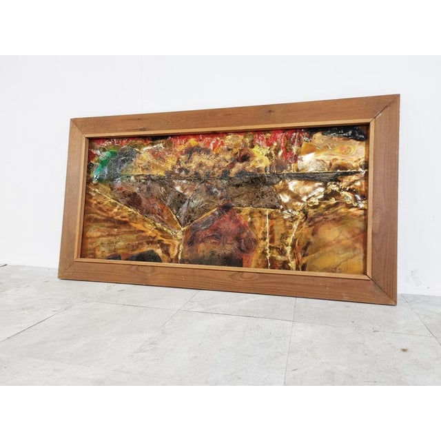 Germain Rotsaert, Painting, 1960s, Copper For Sale - Image 9 of 10