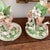 Charming 1980s Hand Crafted English Pottery Rabbit and Bird Candlestick Holders With Ribbon Detail - Set of 3 For Sale - Image 9 of 12