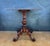 Brown 1920s Victorian Tilt-Top Rotating Pedestal Table With Scalloped Edge For Sale - Image 8 of 12