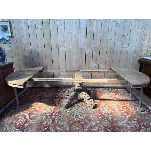 Napoleon Iii Oak Table For Sale - Image 5 of 7