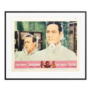 Dr. No 1966 Vintage Lobby Card #1 Black Framed For Sale
