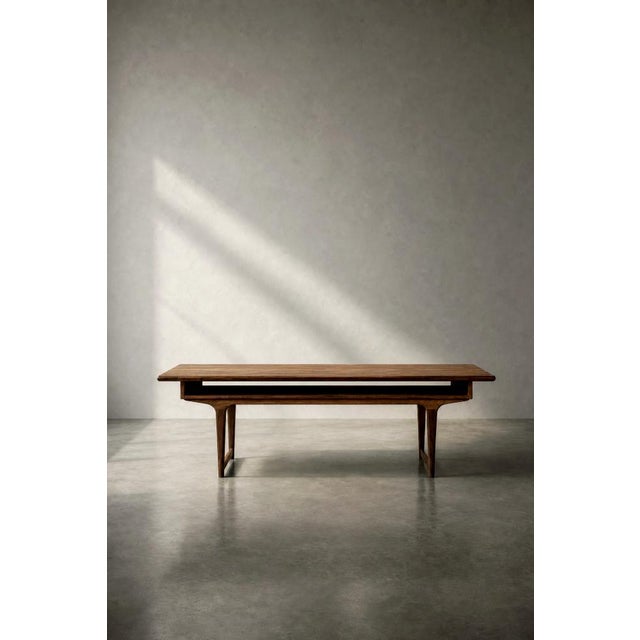 Mid-Century Modern Danish Rosewood Coffee Table with Shelf, 1960s For Sale - Image 12 of 18